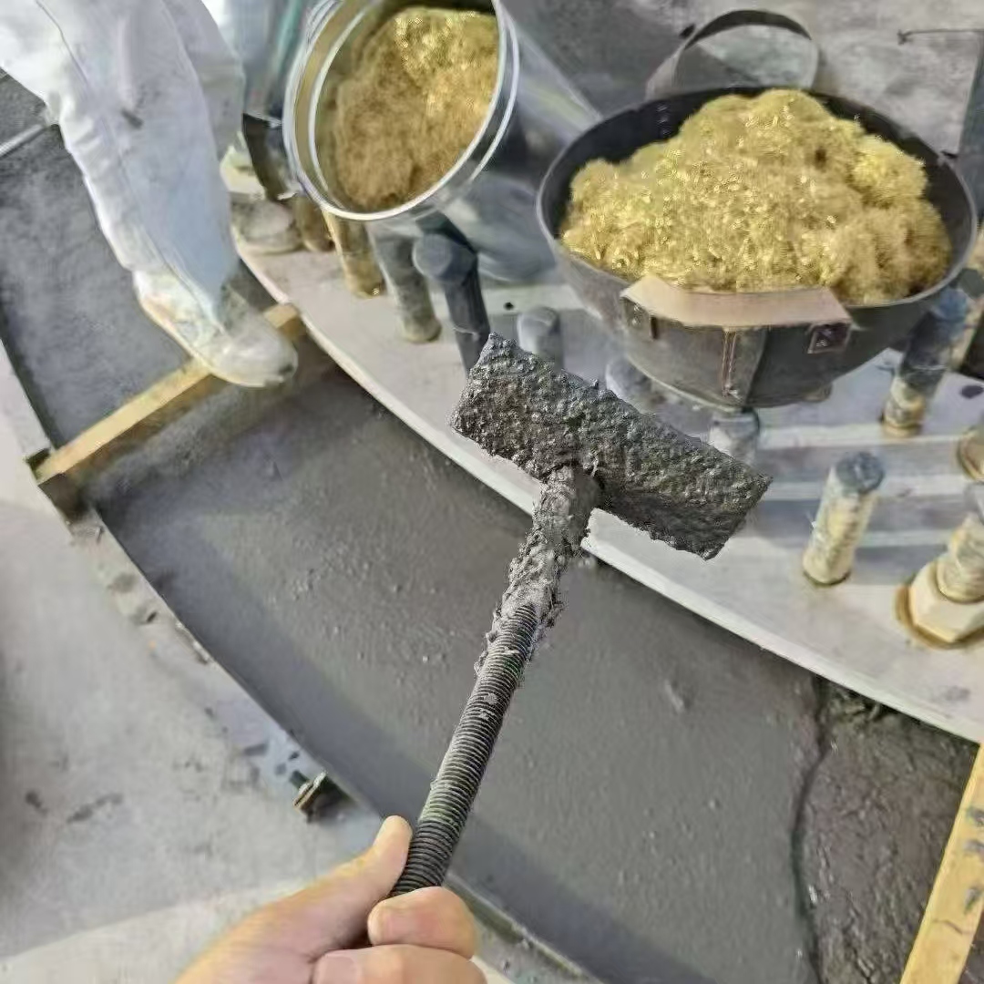 临清C120钢纤维高强无收灌浆料 轧机压缩机汽轮机发电机锻压设备底座灌浆材料
